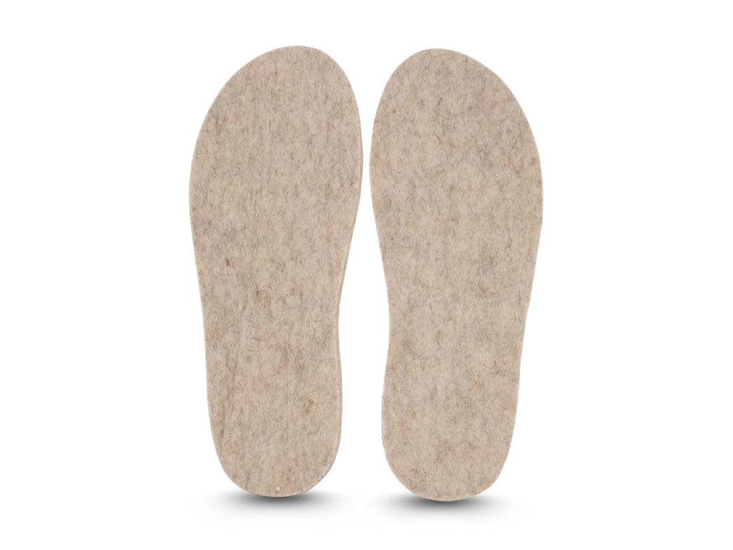 7mm Deluxe Filz-Einlegesohlen, beige