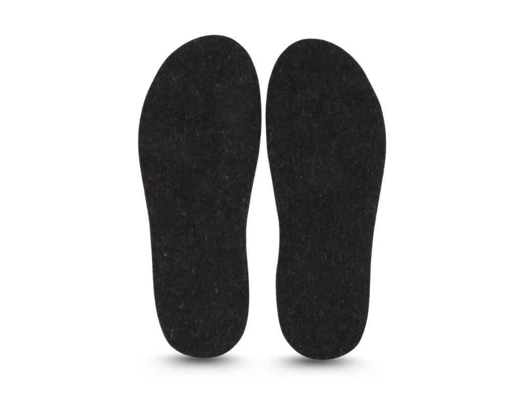 7mm Deluxe Filz-Einlegesohlen, graphit