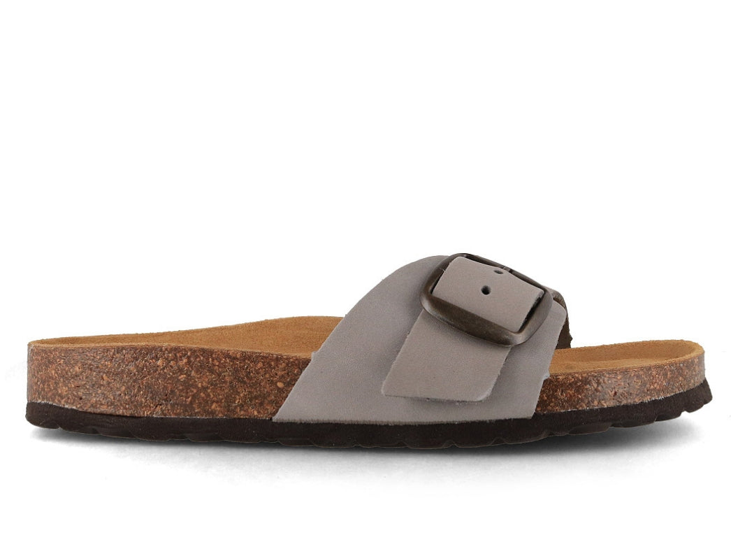 Tuffeln Fehmarn sandales en cuir, gris sable