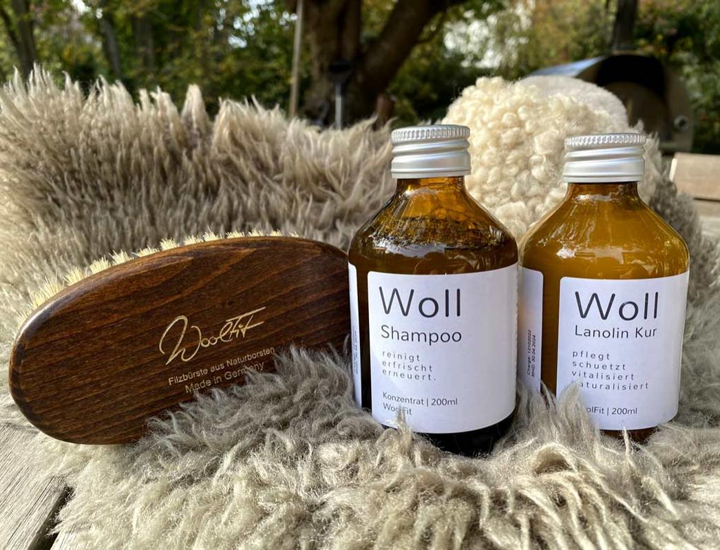 WoolFit® dreiteiliges Pflegeset