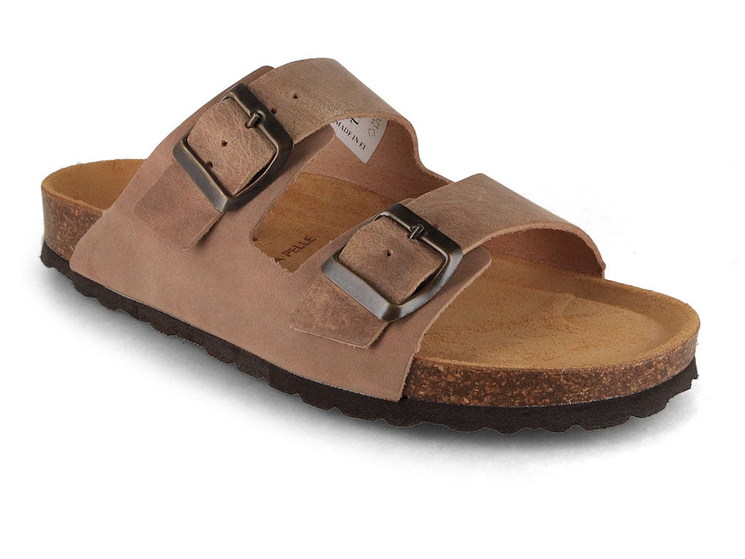 Tuffeln Föhr Ledersandale, beige
