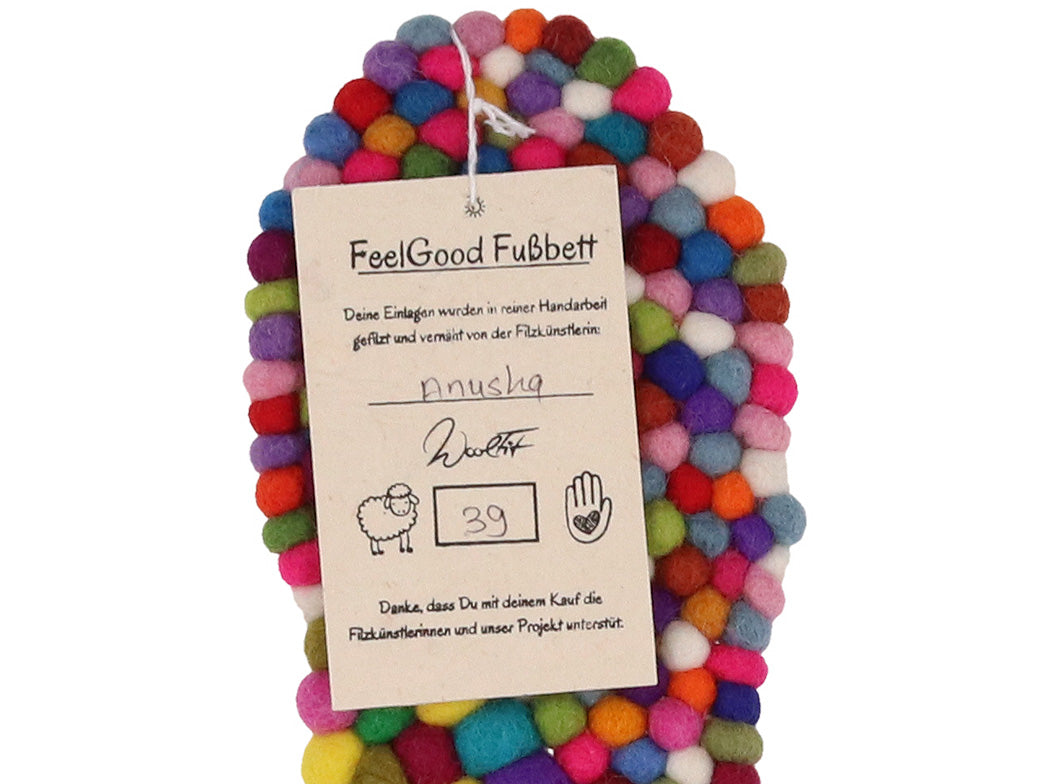 FeelGood Fußbett mit Längsgewölbeunterstützung, bunt