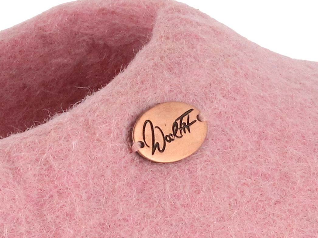 Barfuß-Hausschuh Footprint, rosa