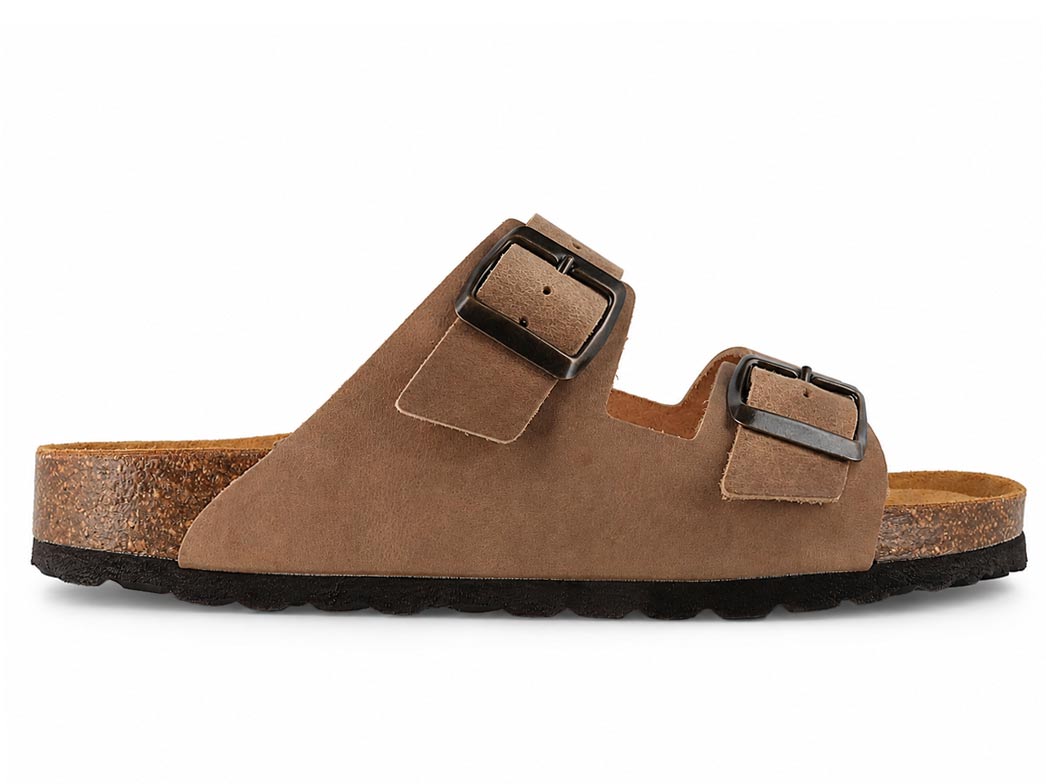 damen sandale beige