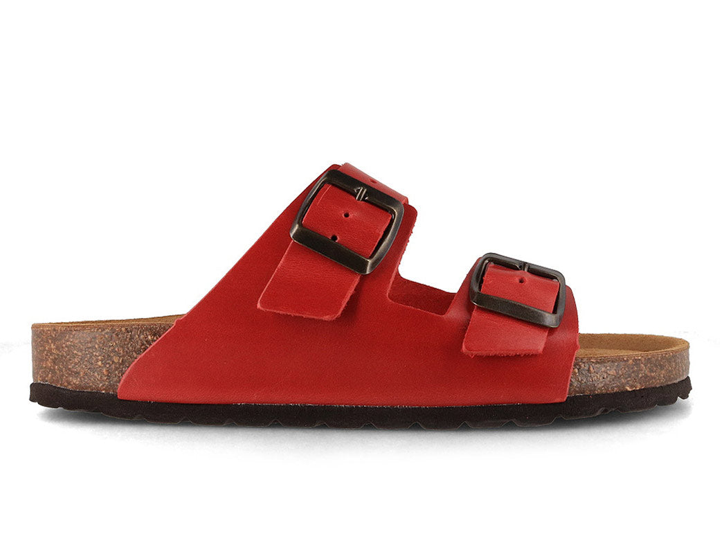 damen sandale rot