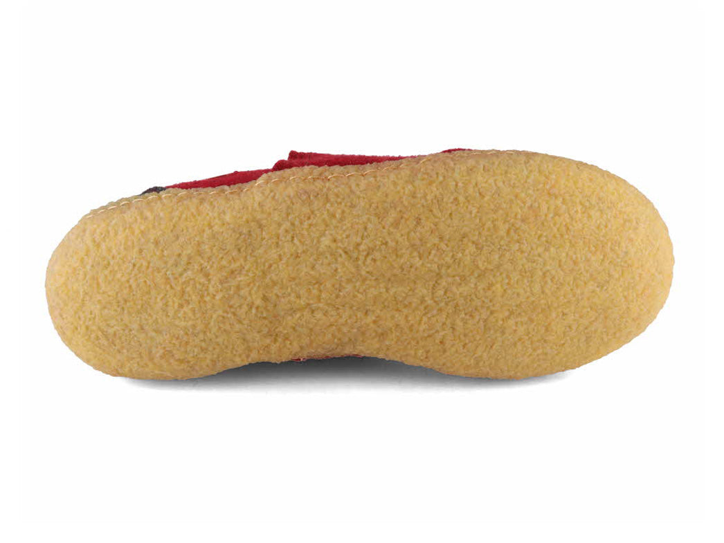 sohle taiga-buero-hausschuhe-mit-gummisohle-dunkelrot #farbe_dunkelrot