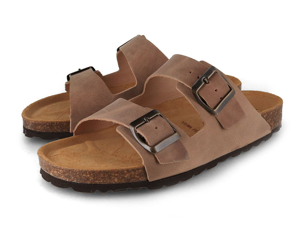 Tuffeln Föhr Ledersandale, beige