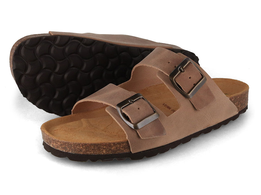 Tuffeln Föhr Ledersandale, beige