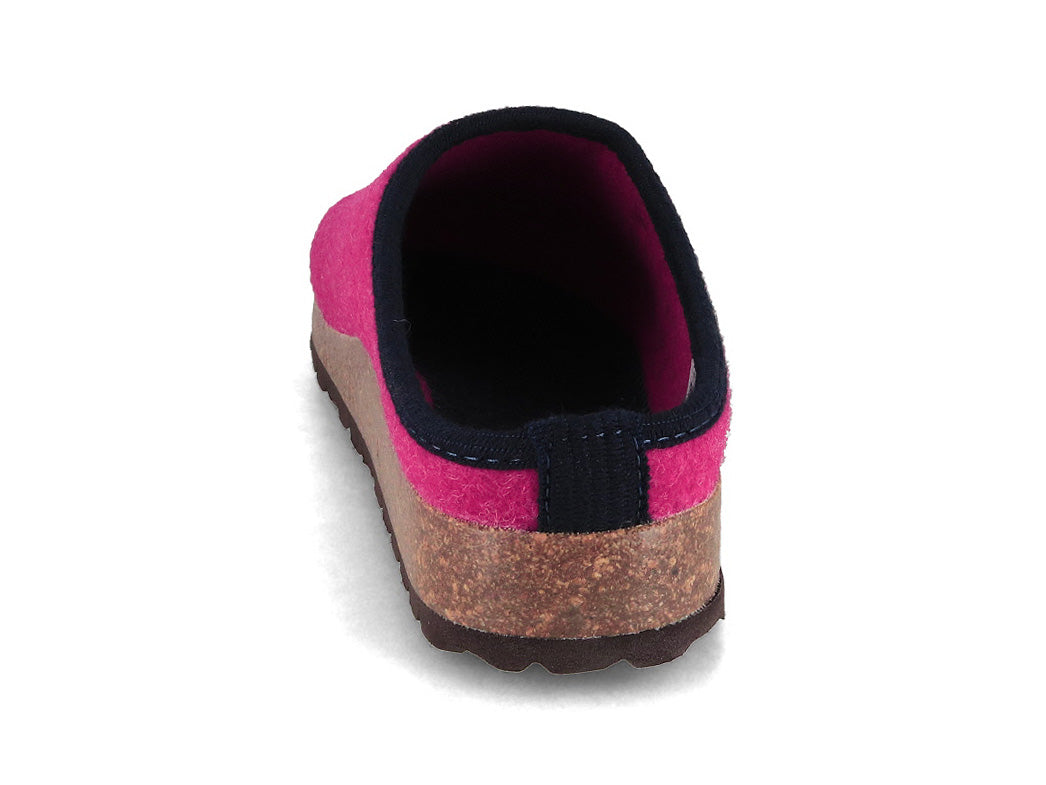 Tuffeln Komfort vegane Filzpantoffeln, fuchsia