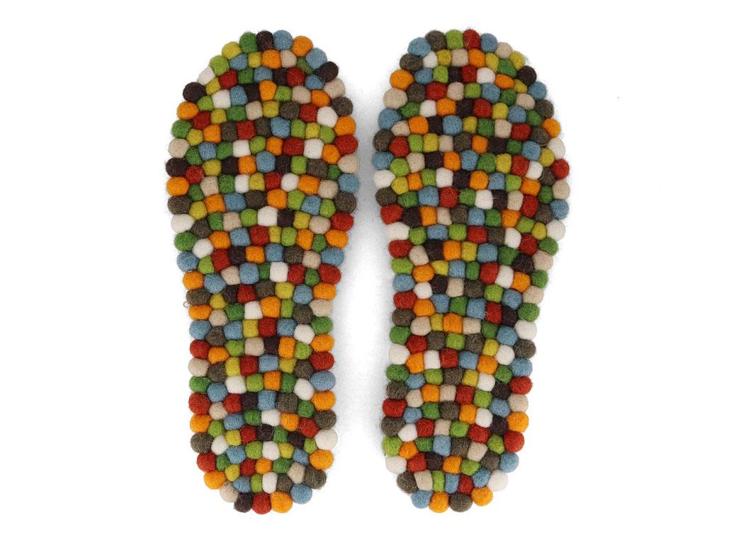 FeelGood footbed massage insoles, forest floor