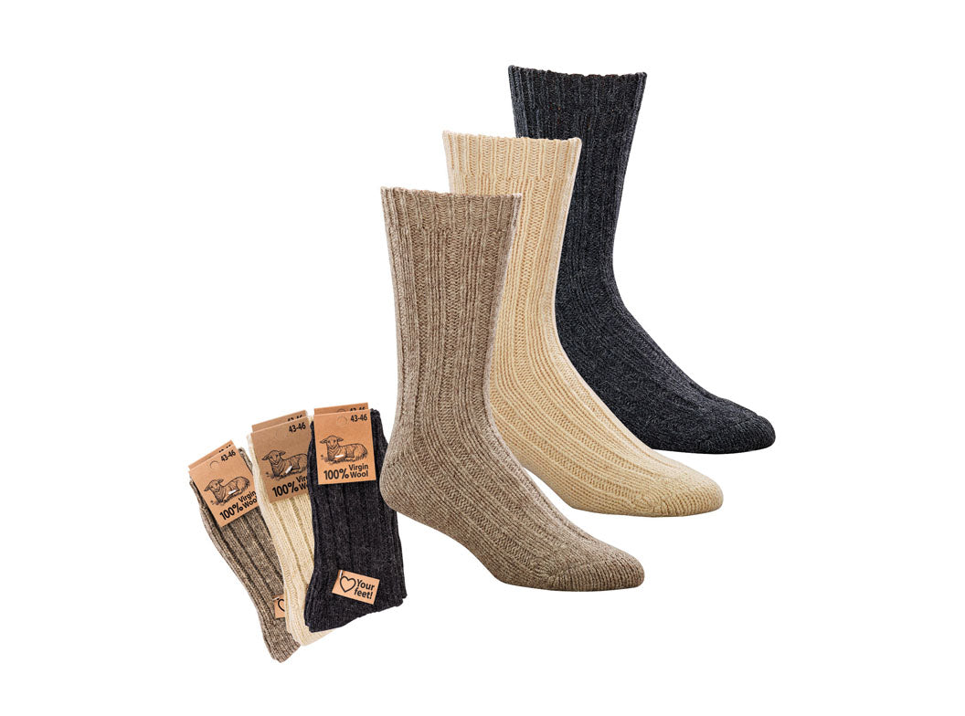 WoolFit Lieblingssocken aus 100% Lammwolle