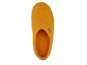 Barfuß-Hausschuh Footprint, orange